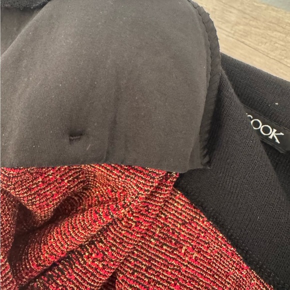 Misook Knit Cardigan One Button Business Old Money Festive Holiday Size Large - Picture 9 of 11